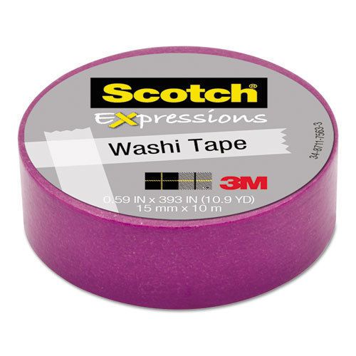 Expressions washi tape, .59&#034; x 393&#034;, purple for sale