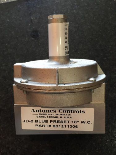 Antunes Controls JD-2 Air Pressure Switch Model JD-2 801111306