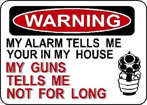 Warning - My Alarm - Gun Safe Magnet Helps Deter Burglars