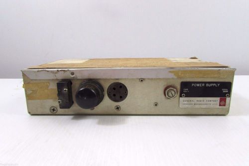 General Radio 1261-A Power Supply for 1231 1231-B 1550A