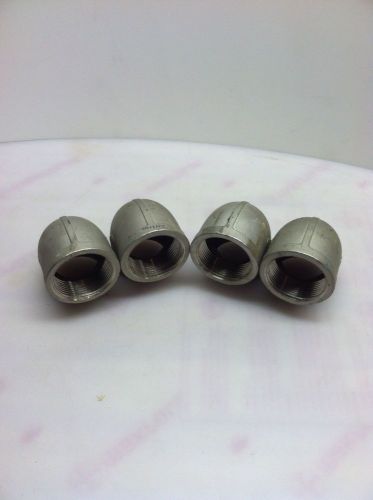 4 Stainless Steel 1-1/2&#034; 90 Degree Elbows NPT PIPE