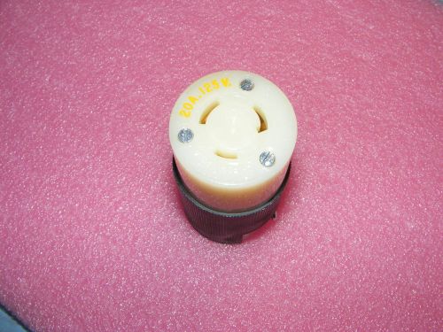 NEW OLD STOCK HUBBELL TWIST-LOCK RECEPTACLE PART 231A 20 AMP 125V