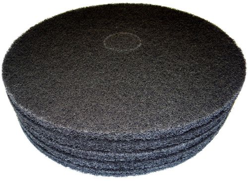 &#034;prime source&#034; {black strip} floor maintenance pads [20&#034;] (75004451) 5-pads for sale