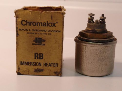 Emerson Electric Chromalox RB-75 R72 Immersion Heater 120V 750W PCN-19270 NEW