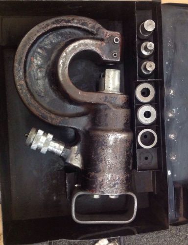 Enerpac sp-35 hydraulic punch with dies industrial steel tool for sale