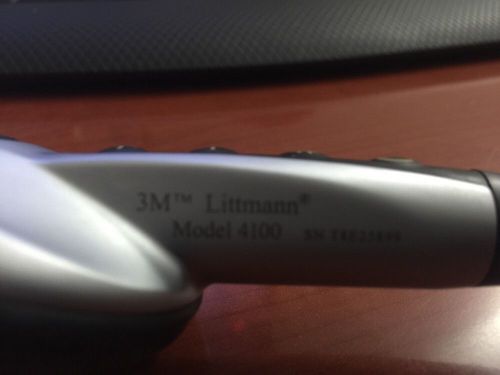 3M Littmann 4100 Electronic Stethoscope Black - Lightly Used