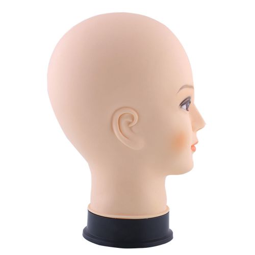 Female Polyvinyl chloride MANNEQUIN head wig 28cm 55cm Head Circumference