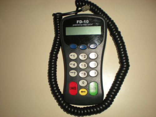 First Data FD-10 Keypad and Cable