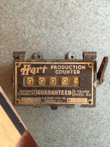Vintage august 1953 hart production counter for sale