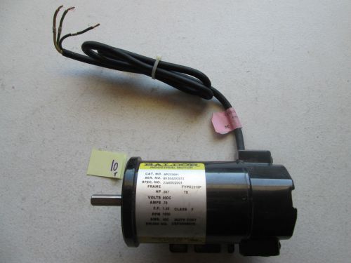 FRESH TAKEOUT BALDOR MOTOR AP233001 .067 HP 2318P 90 VDC .78 AMP 18400 RPM (257)