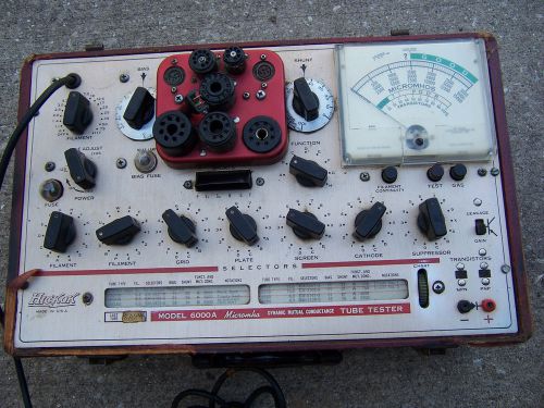 HICKOK 6000A MUTUAL CONDUCTANCE TUBE TESTER