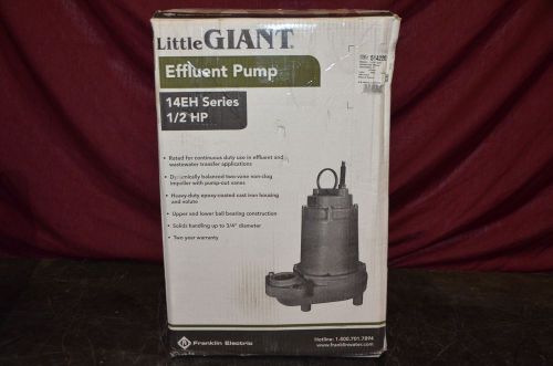 Little giant 14eh-cim 514220 14eh 1/2hp 115v 60gpm@20&#039; submersible effluent pump for sale