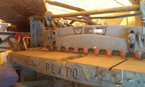Pexto Gap Foot Stomp Shear G52 52&#034; W/Back Guage and Extras