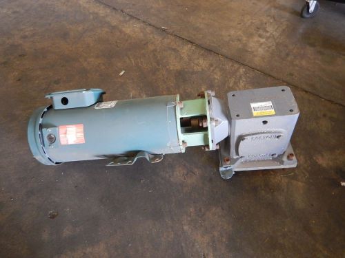 NEW Boston 15:1 1.95 HP Gear Reducer W/ Reliance Electric Motor  2 HP 180V