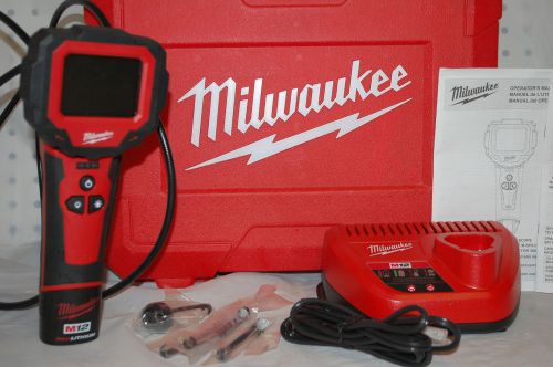 Milwaukee m-spector 360 rotating digital inspection camera complete 2314-21 for sale