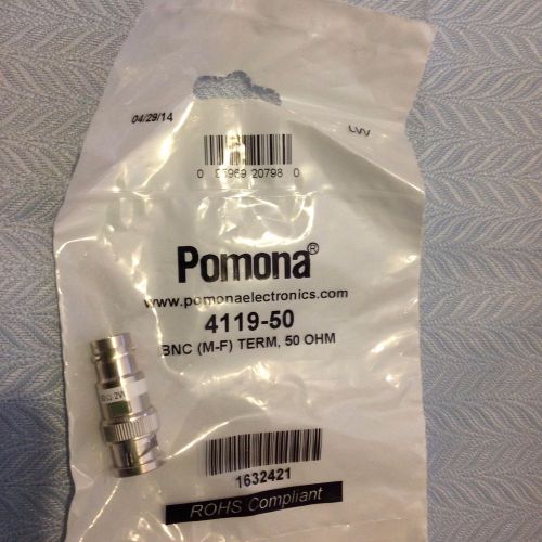 Pomona 4119-50 BNC (M-F) Terminator 50 Ohm