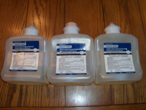 3 Steris Kindest Kare Antimicrobial Foaming Handwash 1 Liter 1452-F6 - NOS