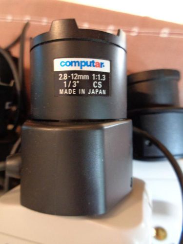 Computar Lens CS 1/3  2.8 – 12mm F 1.3, Used
