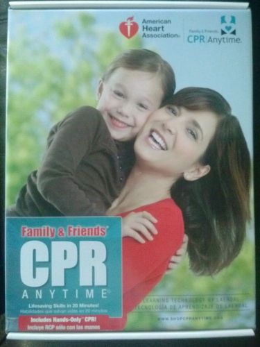 Family and Friends CPR Anytime Training Kit American Heart Association New