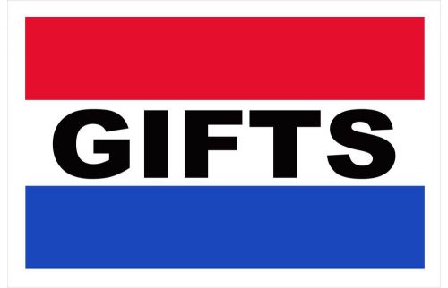 Gifts 2ft x 3ft Vinyl Sign Banner with 4 brass Grommets made in USA