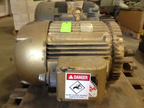 Baldor Electric 40 HP Motor 230/460/ VAC 3540 RPM Frame 324ts