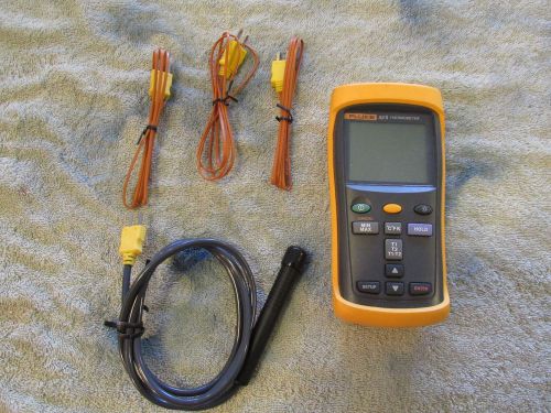 Fluke 52II temperature meter and thermocouples