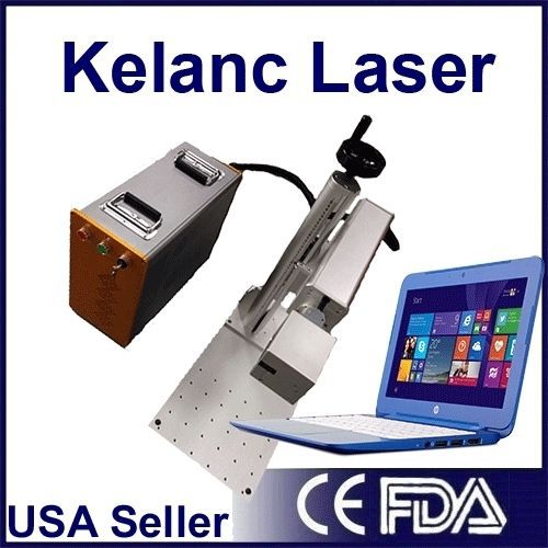 Portable with stand 20w fiber marking / marker/ engraving laser fda new free s&amp;h for sale