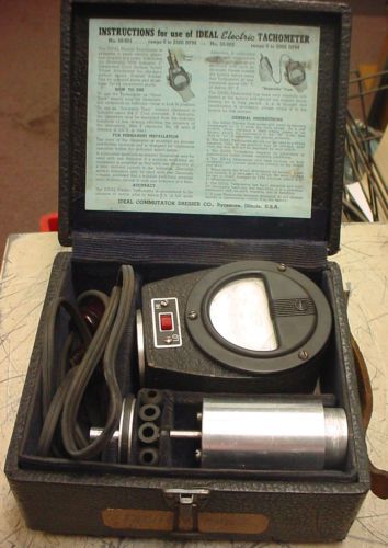Ideal 50-002E Tachometer 2500/5000 RPM