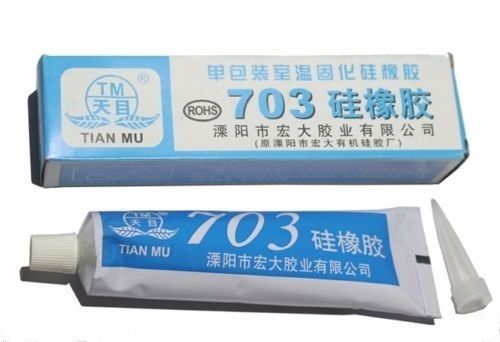 Curing Silicone Sealant Adhesive Glue Glass Metal Electronic Devices #M1257 QL