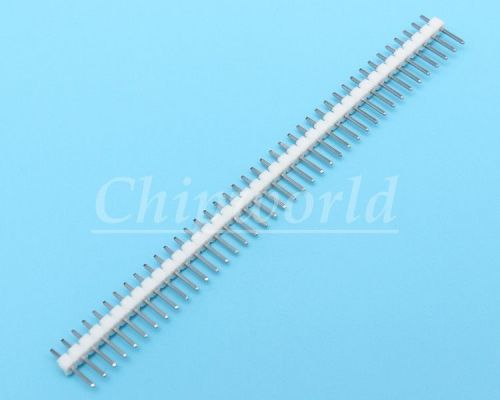 10pcs 40Pin 1x40P Male 2.54mm Breakable Pin Header 40p White color new