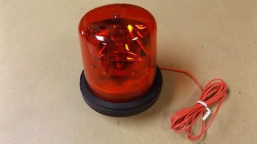North American Signal Rotating Dome Beacon Strobe Signal Light RED 24V Model TR3