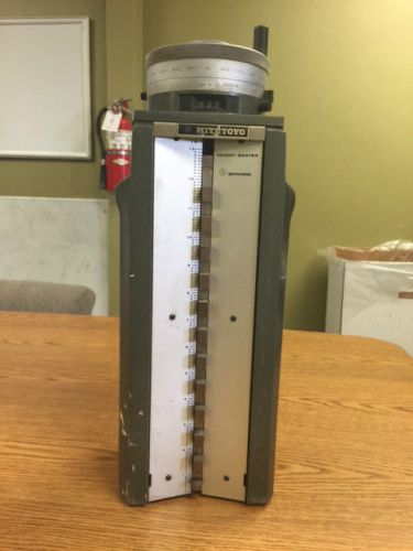 Machinist toolmaker inspection mitutoyo height master gage 515-310 for sale