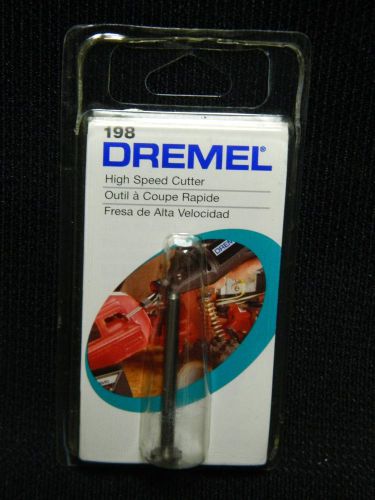 BRAND NEW Dremel 198 1/8&#034; High Speed Cutter Use On Wood, Plastics, &amp; Soft Metal