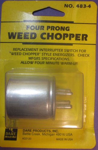 Electric Fencer Charger Energizer Four Prong Weed Chopper Interrupter Dare 483-4
