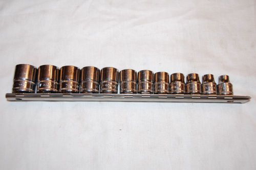 Snap-on 3/8&#034; Drive 12 Pc. Metric Socket Set 8mm to 10mm