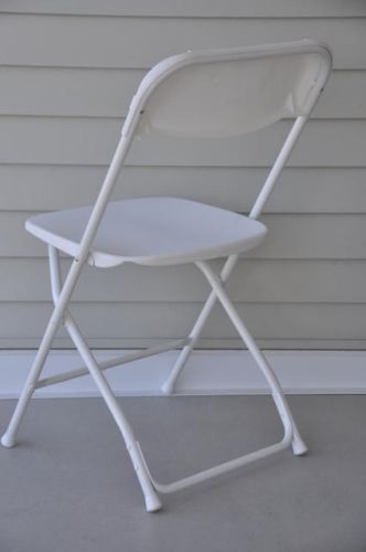100 Folding Chairs Stackable Church School Graduation Wedding Holiday Fold Chair