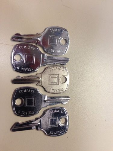5-new Square D Panelboard Keys