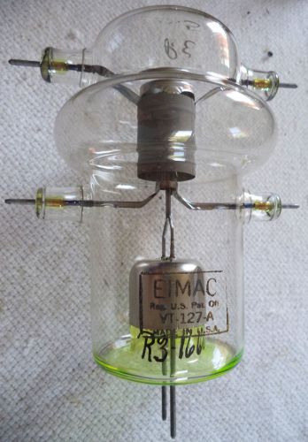 NOS Eimac VT-127-A VHF Transmitting Triode and Radar Tube  N/R