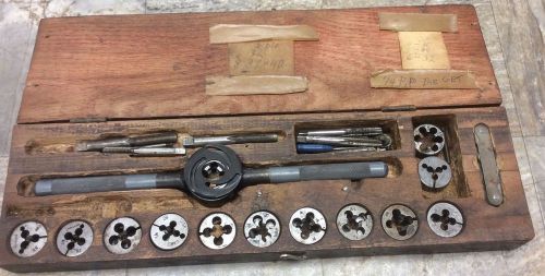 Vintage Craftsman Tap &amp; Die Set in Wood Box