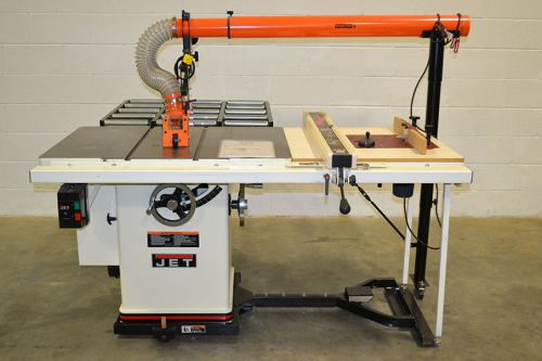 Jet jta5-10xl-1 10&#034; table saw w/ several additions, 1ph for sale