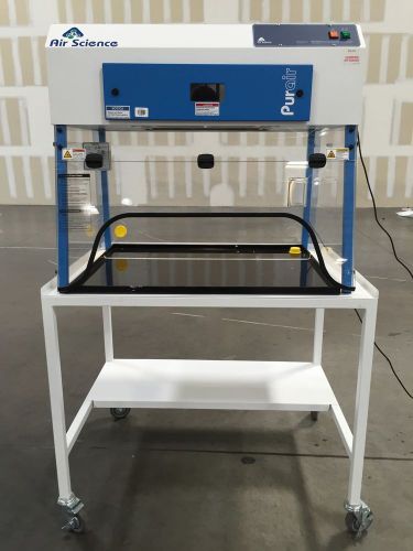 Air Science Purair P5-36 PCR Hood on Cart w/ Wheels