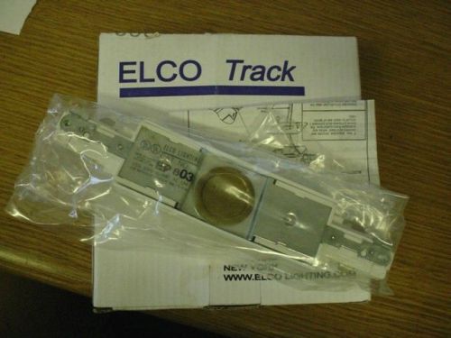 (11) Elco Lighting EP803 White Straight Connector for 1 Circuit Track NEW