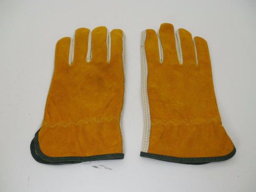 Leather Work Gloves Mens Size Medium Construction