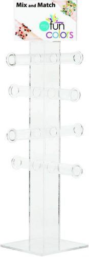 Plexiglass Acrylic 8-bar Bracelet Rotating Spinner Rack 15390