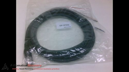 KEYENCE OP-87440 POWER INPUT/OUTPUT CABLE, 2METERS, FEMALE, STRAIGHT,, NEW