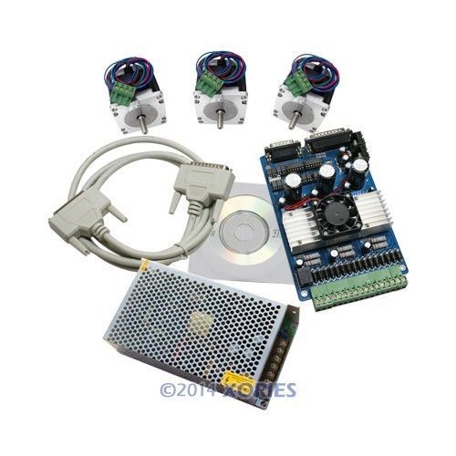 3 axis 3a stepper controller cnc kit nema23 24v psu for milling machine for sale
