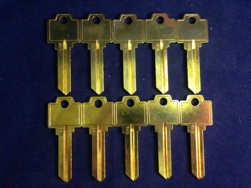 Lot of 10 New Jet WR4 WR6 Ilco A10543WC Weiser 6 Pin 1559SQ Uncut Key Blank