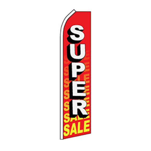 SUPER SALE RED SWOOPER FLAG 15FT SIGN BANNER MADE IN USA *