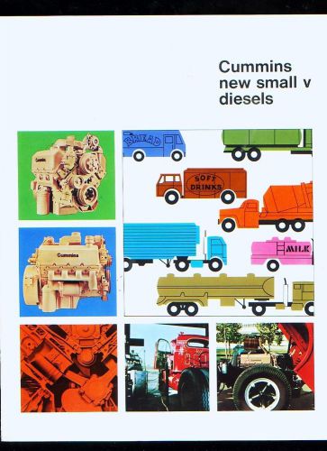 1966 Cummins Diesel Engines New Small V Diesels 12-page catalog