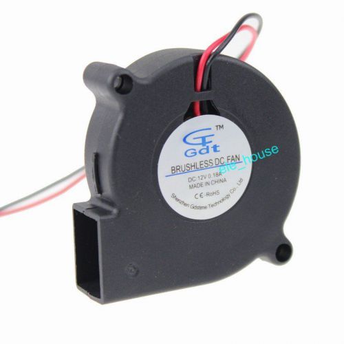 1pcs brushless dc turbine cooling blower fan 50mm exhaust fans 50x15mm 5015s 12v for sale